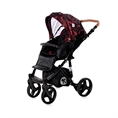 Carrozzina combinata RIMINI con cestino estivo RUBY Red&Black