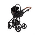 Seggiolino con copertura RIMINI RUBY Red&Black /*opzione/