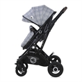 Carrozzina combinata SENA SET con coprigambe Grey SQUARED