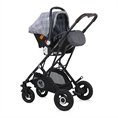 Carrozzina combinata SENA SET con seggiolino Grey SQUARED