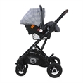 Carrozzina combinata SENA SET con seggiolino Grey SQUARED