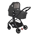 Cochecito de bebé PATRIZIA con modo de moisés Dark GREY