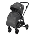 Cochecito de bebé PATRIZIA con cubierta Dark GREY