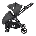 Cochecito de bebé PATRIZIA con cubierta Dark GREY