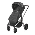 Carrozzina combinata RAMONA 3in1 con coprigambe Silver STRIPE