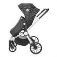 Carrozzina combinata RAMONA 3in1 con coprigambe Silver STRIPE