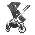 Carrozzina combinata RAMONA 3in1 con coprigambe Silver STRIPE