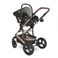 Passeggino BOSTON BLACK con seggiolino COMET Black DIAMONDS */opzionale/