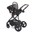Passeggino BOSTON Tropical FLOWERS con seggiolino COMET Black DIAMONDS */opzionale/