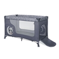 Lettino da viaggio MOONLIGHT 1 livello Cool Grey PANDAS