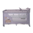 Lettino da viaggio MOONLIGHT 2 livelli Grey DREAM