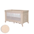 Lettino da viaggio NOEMI 2 livelli Fog Beige STAR