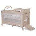 Lettino da viaggio NOEMI 2 livelli più Fog Beige STAR