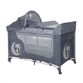 Lettino da viaggio MOONLIGHT 2 livelli più Cool Grey PANDAS
