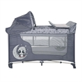 Lettino da viaggio MOONLIGHT 2 livelli più Cool Grey PANDAS
