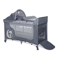Lettino da viaggio MOONLIGHT 2 livelli più Cool Grey PANDAS
