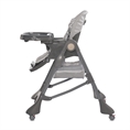 Feeding Chair BELLISSIMO Cool GREY PU Leather