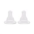 Silicone Nipple Wide Neck M 2 pieces