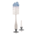 Scovolino per pulizia bottiglia e ciuccio con appoggio con ventosa MOONLIGHT Blue