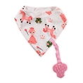 Bavaglino BANDANA con massaggiagengive+nastro GIRL
