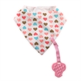 Bavaglino BANDANA con massaggiagengive+nastro GIRL