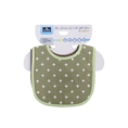 Bavaglino interlock 3 pz con velcro 