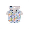 Bavaglino interlock 3 pz con velcro 