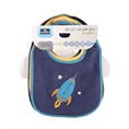 Bavaglino 7 pezzi con velcro 