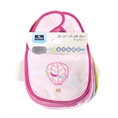 Bavaglino 7 pezzi con velcro 