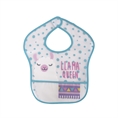 Bavaglino peva 2 pz con tasca e velcro 