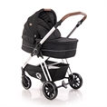 Combi Stroller ANGEL 3in1 with pram body BLACK