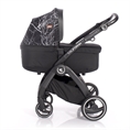 Combi Stroller CALIFORNIA with pram body Black MARBLE