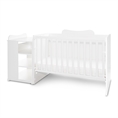 Bed MULTI white /removed front panels/