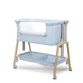 Crib MILLIE Blue / wooden effect