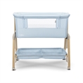 Crib MILLIE Blue / wooden effect