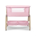 Crib MILLIE Pink / wooden effect