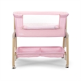 Crib MILLIE Pink / wooden effect