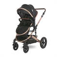 Passeggino BOSTON+ADAPTERS con cestino estivo BLACK