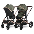 Passeggino BOSTON+ADAPTERS con cestino estivo LODEN Green