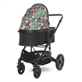 Passeggino BOSTON+ADAPTERS con cesta per neonato Tropical FLOWERS