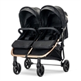 Passeggino DUO con cestino estivo BLACK