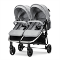 Passeggino DUO con cestino estivo GREY